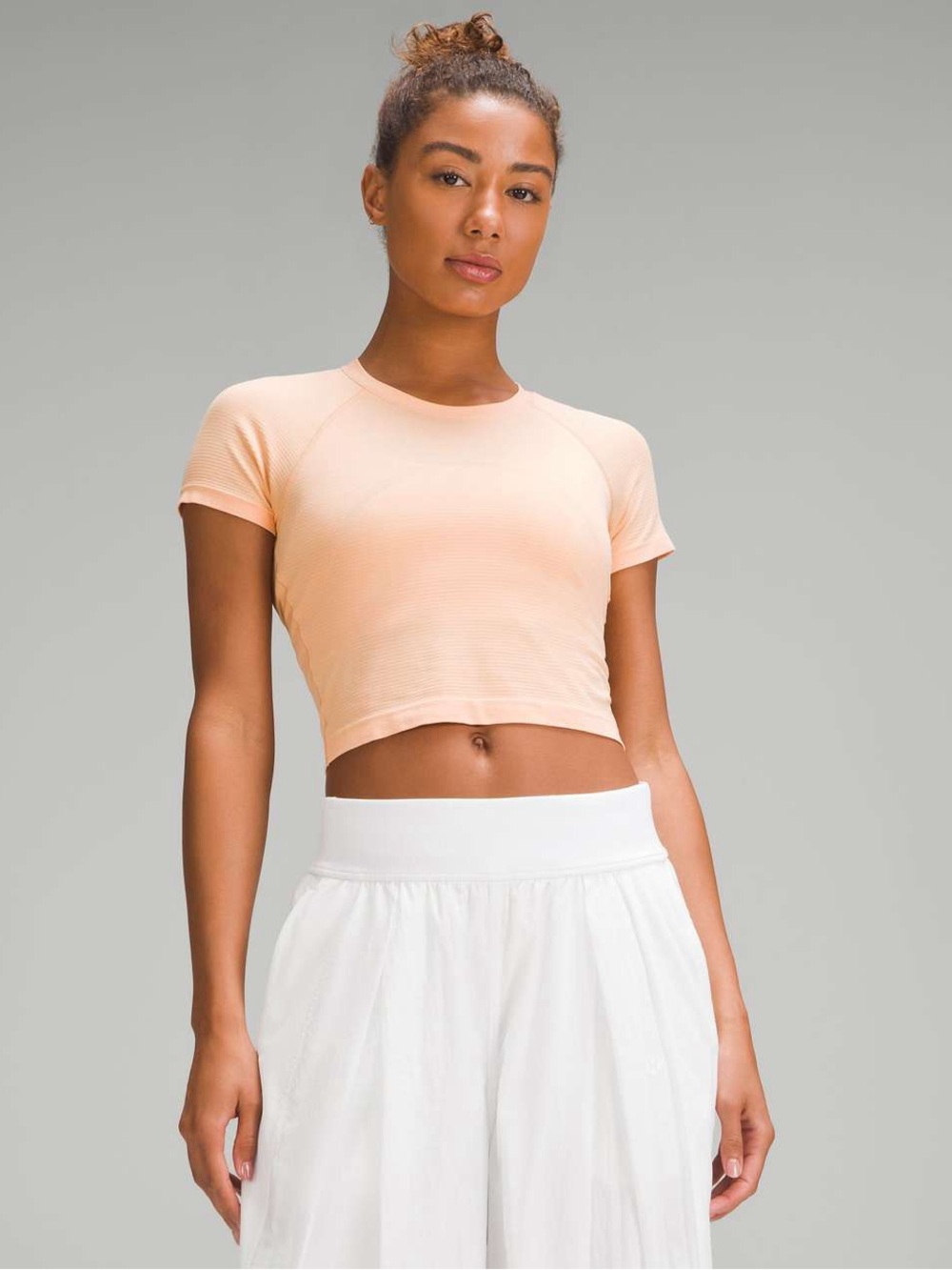 Lululemon Swiftly Tech Cropped Short-Sleeve Shirt 2.0